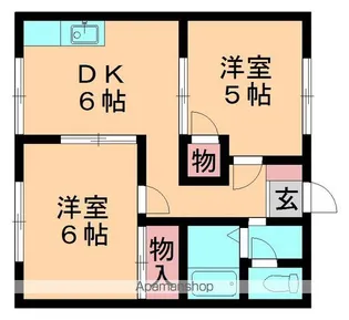 エステートピアR【102号室】の間取り