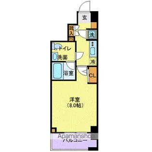 LEXE 赤羽【3階】の間取り