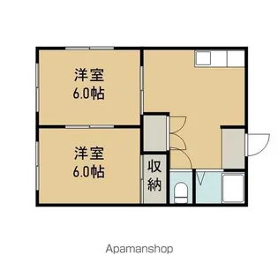 ラ・コリン・ベルデ【102号室】の間取り