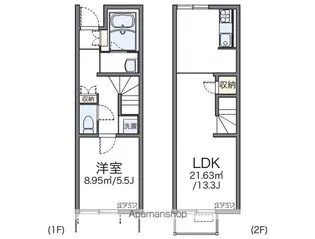 レオネクストフォレスタ 湘南【102号室】の間取り