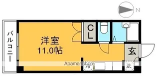 エトワール旭天神【3階】の間取り