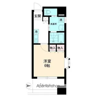 西川ビル【10階】の間取り