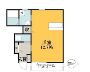 グランTボナール【1階】の間取り