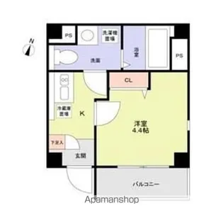 ブルーライトヨコハマ【6階】の間取り