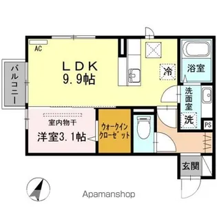 パインハウス IV【1階】の間取り