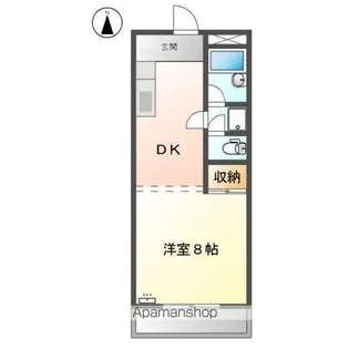 新舞子ジョイハイツ【102号室】の間取り
