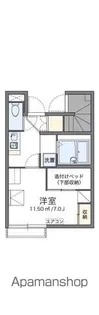 1Kの間取り画像
