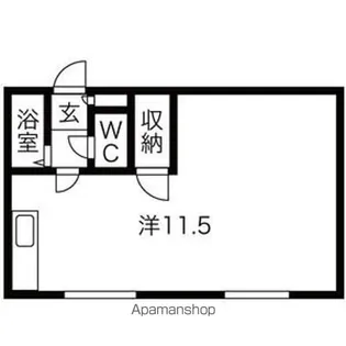 五輪通レジデンス【3階】の間取り