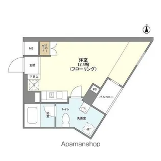 エスタート等々力【5階】の間取り