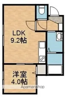LIEN F・VILLAGE【103号室】の間取り
