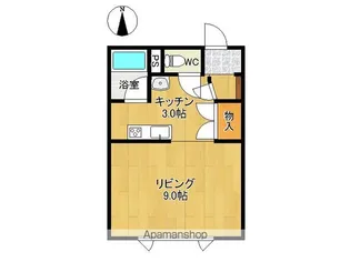 カーサ・チロット【1F2号室】の間取り