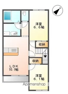 スターテラス22【2階】の間取り
