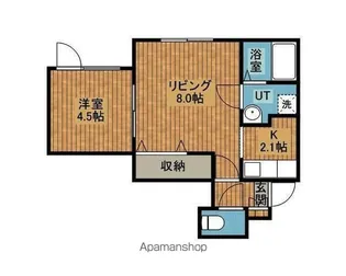 RETORNO(リトルノ)【103号室】の間取り
