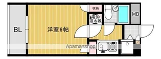 FAN六本松【6階】の間取り