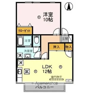 メゾンパークス D棟【1階】の間取り