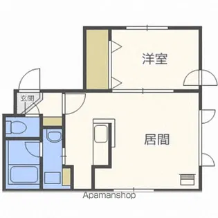 CURTIS HASSAMU(カルティス発寒)【4階】の間取り