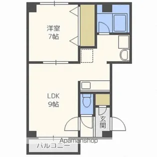 エール麻生MS【3階】の間取り