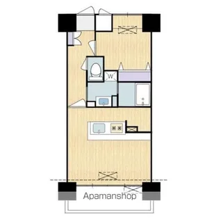 宮崎ミッドタウンサウスタワー【6階】の間取り