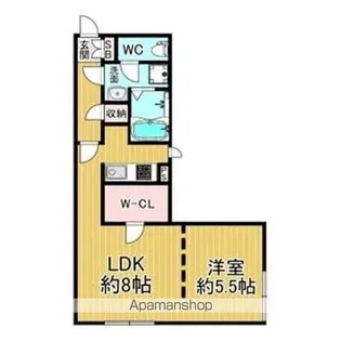 リアライズ名城公園【2階】の間取り
