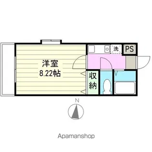 IKI本館ビル【209号室】の間取り