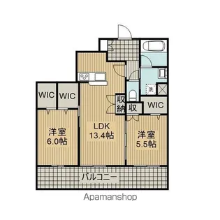 EDEL HEIM【2階】の間取り