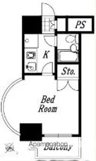T'S GARDEN南柏【208号室】の間取り