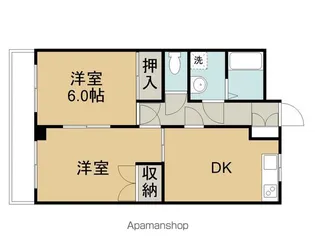 エクセル村越【2階】の間取り
