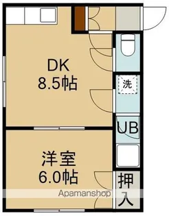アンダンテⅡ【204号室】の間取り