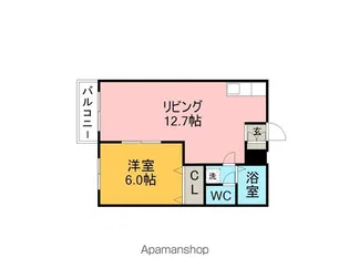 メゾンオソレイユ【2階】の間取り
