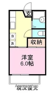 サンハイツ篠原【101号室】の間取り