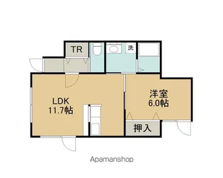 ロイヤルハイム沼ノ端K【204号室】の間取り