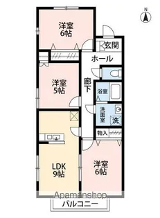 ヴェルドミール逆井【1階】の間取り