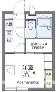 レオパレスEX【1階】の間取り