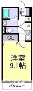 ソレイユ検見川浜【2階】の間取り