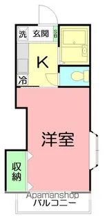 サンハイム湘南【101号室】の間取り