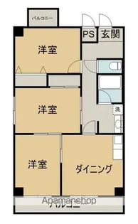 メゾン・ド・ミウラ【501号室】の間取り