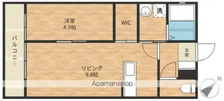 ホビープラス和音【1階】の間取り