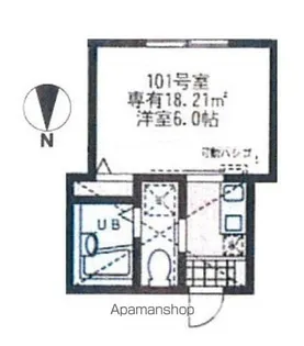 モンステラ妙蓮寺B【1階】の間取り