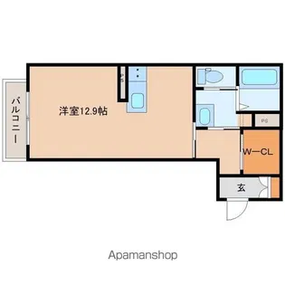 (仮)渡橋シャーメゾン【1階】の間取り