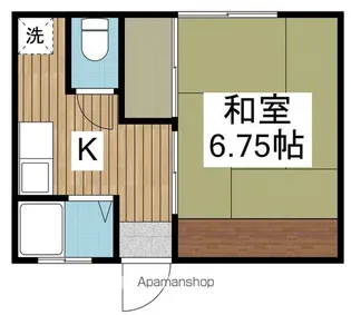 第13べるハウス【8号室】の間取り