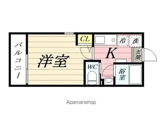 (仮称)平安町二丁目アパートメント【201号室】の間取り