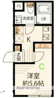 メゾンアッシュ大山【2階】の間取り