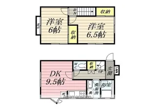 神奈川県横浜市港南区大久保2丁目【テラスハウス】の間取り