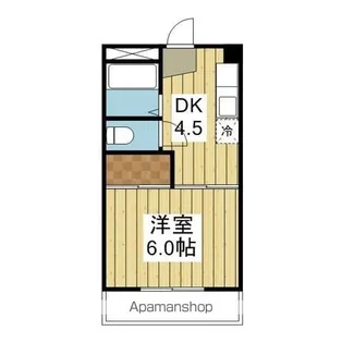 岡崎第7ビル【506号室】の間取り