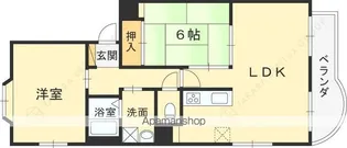 エスポアール西宮北口I【2階】の間取り
