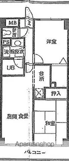 メゾン・カメリア【3階】の間取り