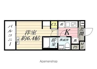 SYNEX YOKOHAMA−SHIMMACHI【7階】の間取り