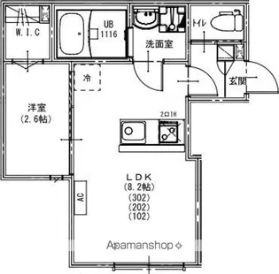 KEIAI RESIDENCE 北越谷Ⅴ【3階】の間取り