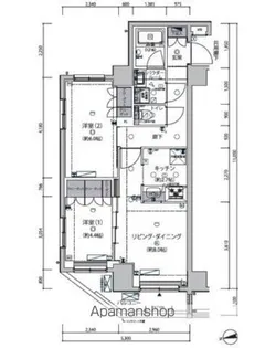 セジョリ東向島【1階】の間取り