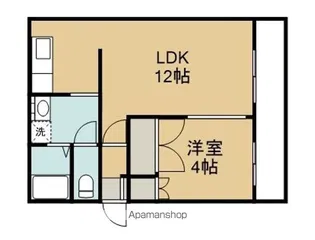サンフラワー東照宮【2階】の間取り